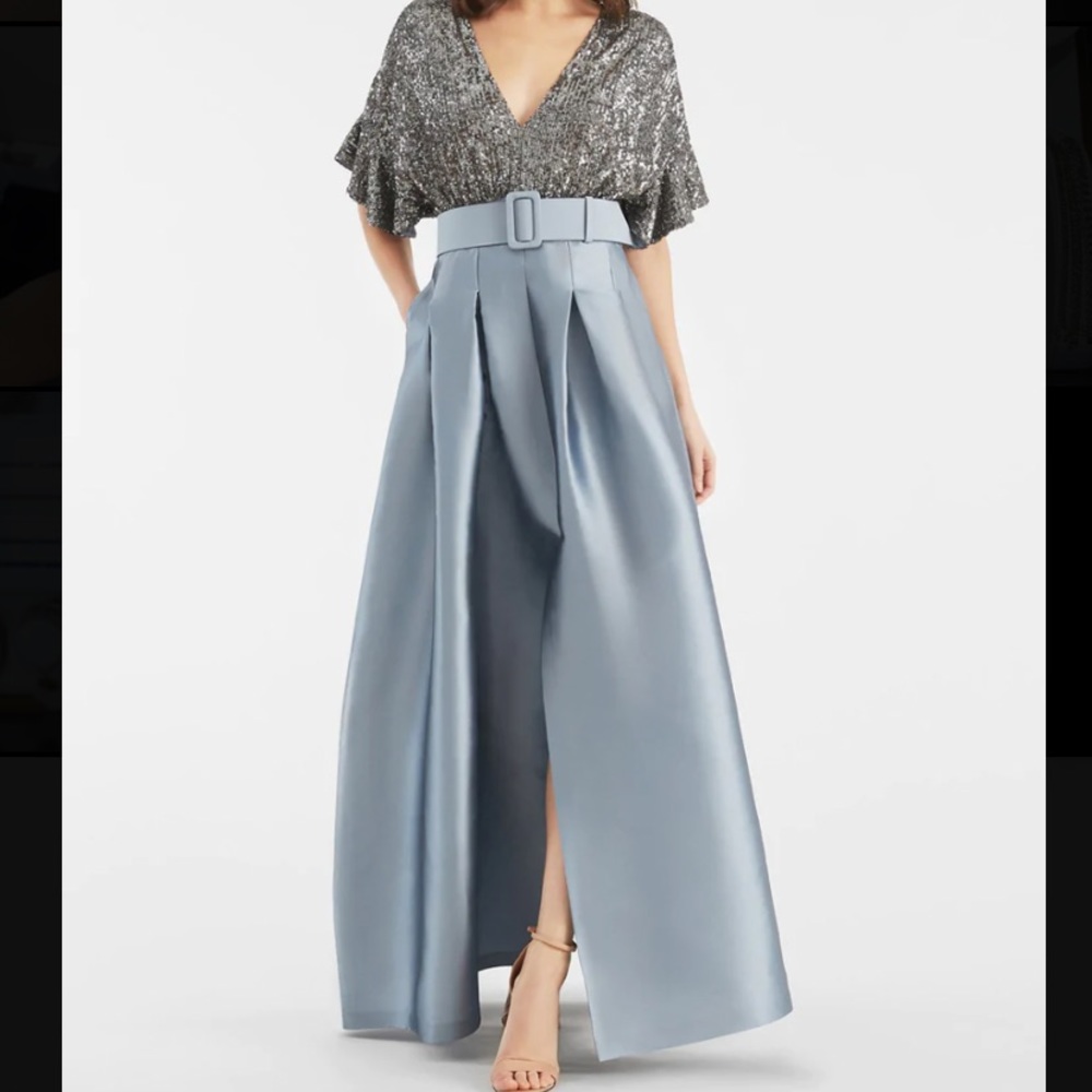 Sachin & Babi ‘Simone Gown’ in Ash Blue - Size 4